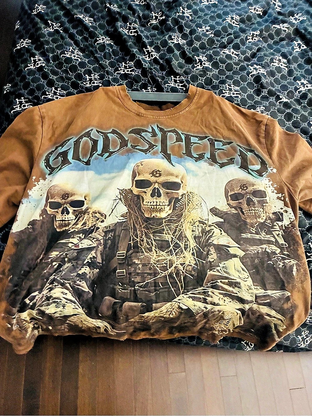 Graphic Skull God Speed Tshirt